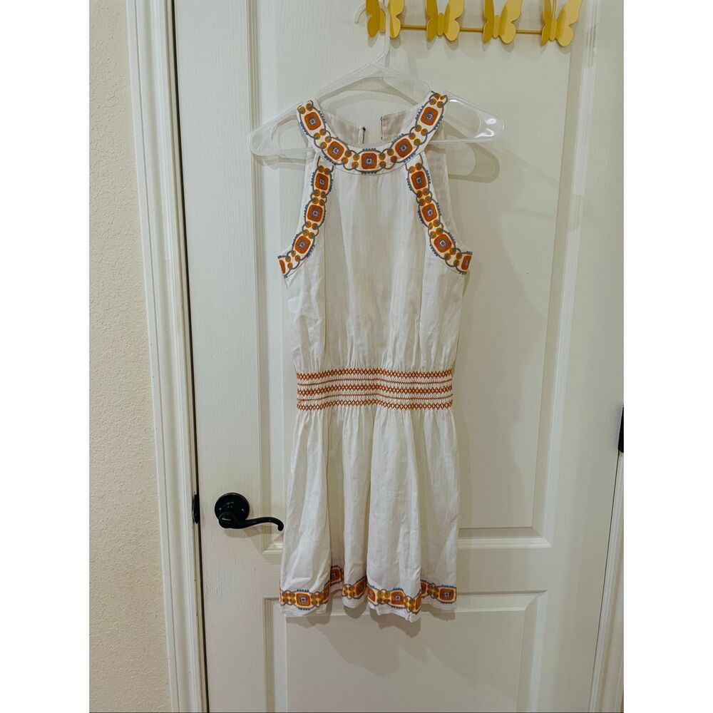Tory Burch Bridgette Embroidered Dress Size XS